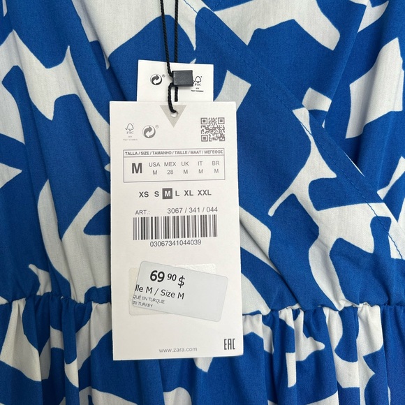 Printed Poplin Dress - Picture 3 of 5